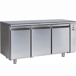 Table frigorifique ventilÃ©e (400 Litres) 3 portes GN 1/1