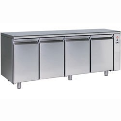 Table frigorifique ventilÃ©e (550 Lites) 4 portes GN 1/1