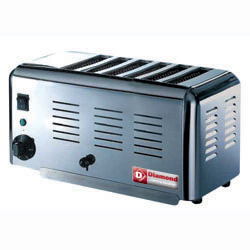 Grille pain inox, 2-4-6 tranches 240 pcs/h